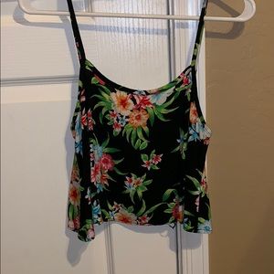 Floral crop top
